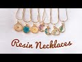 How To Make Resin Necklaces | Minimalist Resin Necklaces | UV Resin