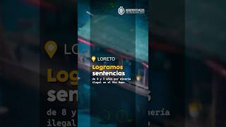⚖️ Fiscalía logra sentencias contra dos personas por minería ilegal en el río Napo.