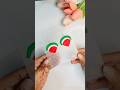 Easy watermelon earrings ideas | clay earrings craft #shorts #craft #ytshorts #trending #viral #diy