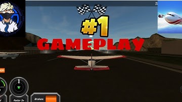 Flight Pilot Simulator 3D - Gameplay Walkthrough Part 1- Novice ( iOS, Android)