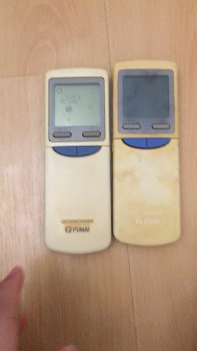 2 Super rare Funai ac remotes