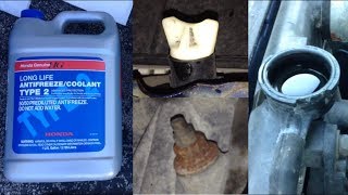 How to Replace Antifreeze/Coolant for Honda/Acura  Shown on 2002 Acura TLS