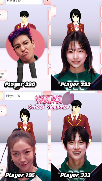 Squid Game 2 Players Tutorial Compilation SAKURA School Simulator #shorts #tiktok #trending