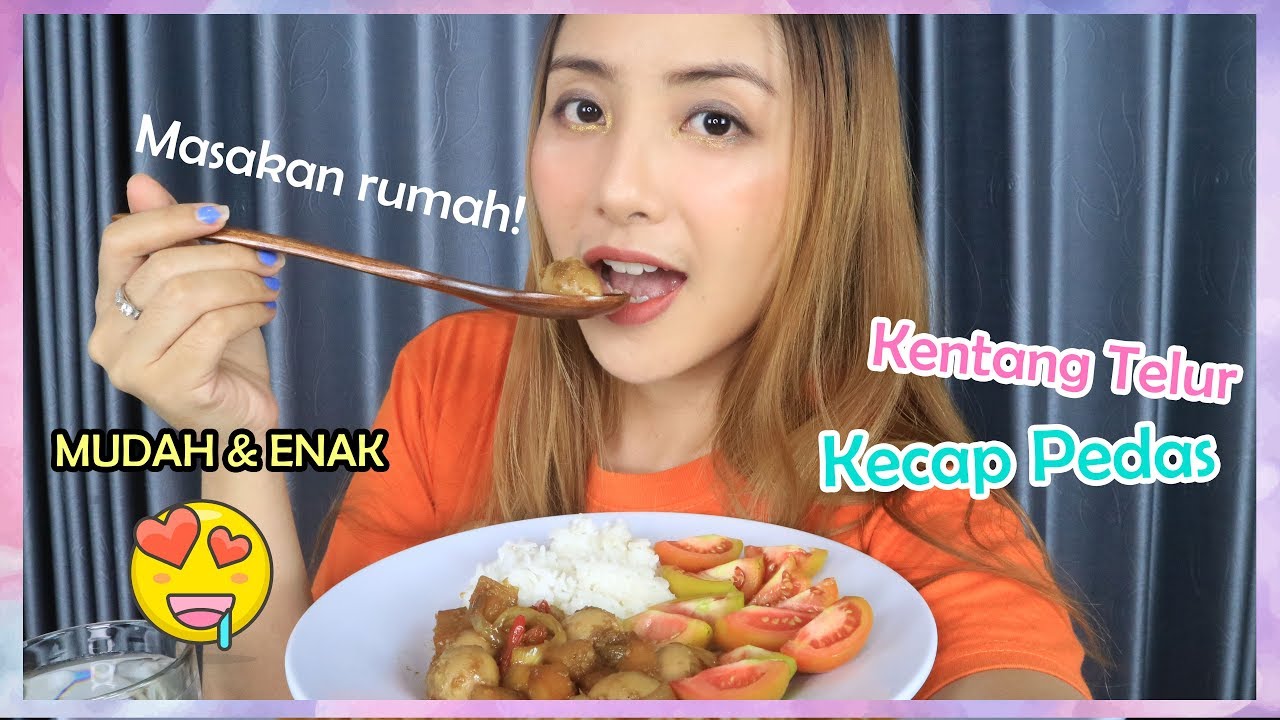 Kentang Telur Kecap Pedas Masakan Rumah Yang Mudah Enak Masak Makan Youtube