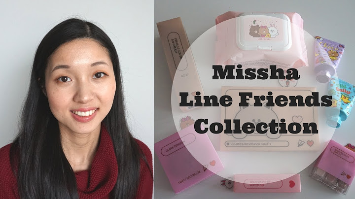 Missha line friends glow tension review