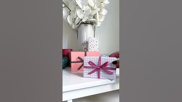 How to make a box from paper or card x #diycrafts #craft #giftideas