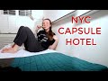 Spending the night in a NYC Capsule Hotel (My First Time!)