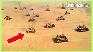 Extreme desert construction - China biggest infrastructure projects by HlavandaSHOW 677 views 2 months ago 4 minutes, 46 seconds