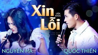 Quốc Thiên \& Nguyên Hà Hát Live Xin Lỗi và 13 HIT TRIỆU VIEW ĐÌNH ĐÁM - Anh Còn Nợ Em, Sợ Yêu,..