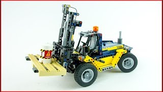 LEGO TECHNIC 42079 Heavy Duty Forklift Speed Build for Collecrors - Technic Collection (9/14)