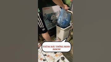 Từ ngày có thùng rác inochi, đổ rác nhàn hẳn #trunghieureview #ytshorts #youtubeshorts