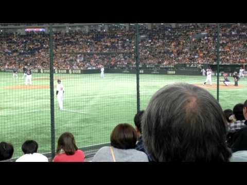 2016オ－プン戦亀井2点タイムリー