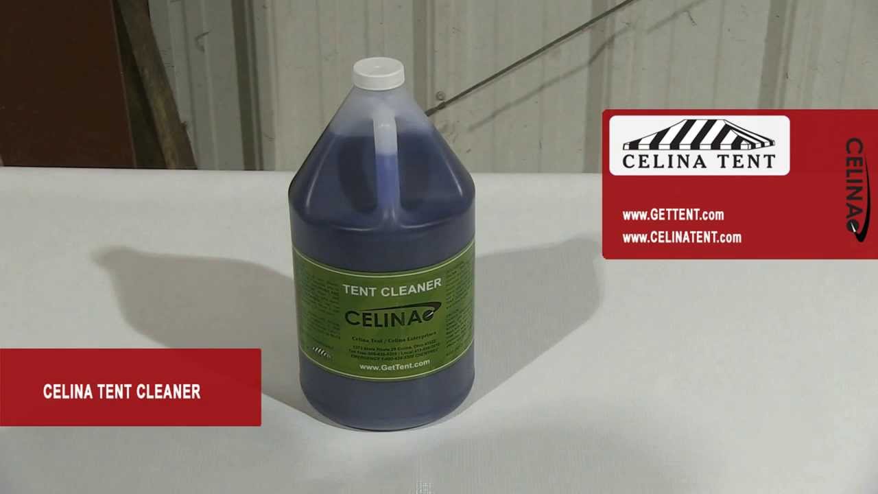 Celina Tent & Sidewall Cleaner for PVC / vinyl fabrics YouTube