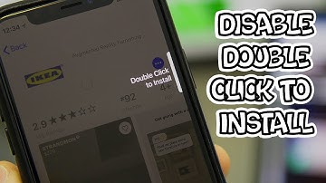 Disable Double Click to Install iPhone 11 Or iPhone 12 !