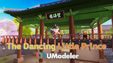 The Dancing Little Prince modeled within Unity using UModeler X