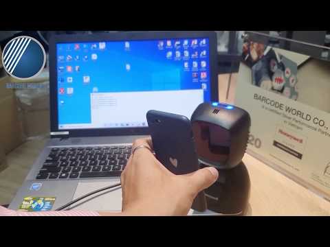 Video REVIEW MÁY QUÉT MÃ VẠCH ĐỂ BÀN HONEYWELL HF600 CHÍNH... - youtube