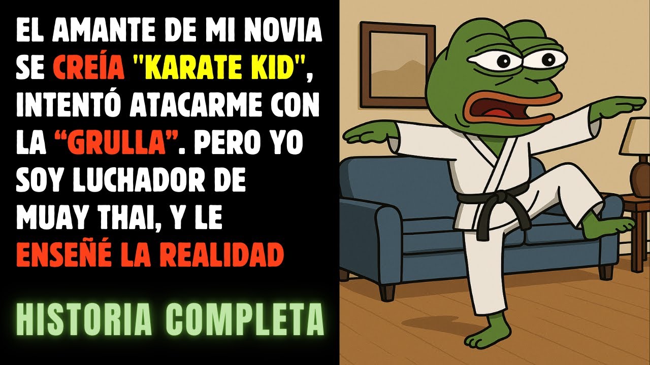El amante de mi novia se creía KARATE KID e intentó ATACARME pero le ENSEÑÉ la realidad