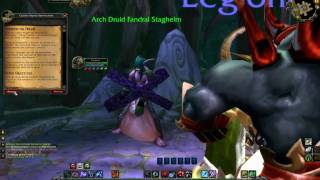 Gravity DK Mt Hyjal with commentary (part 5, pve)  wow, cataclysm beta