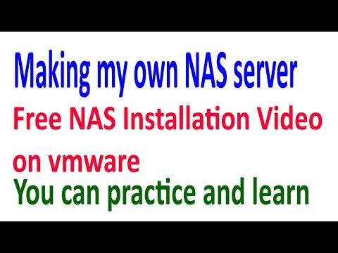 Free NAS Installation Video On Vmware | Making My Own NAS Server Part 1