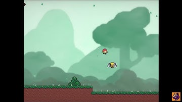 Enemy Showcase #6 "a Bee" for my platformer game made in Godot 4