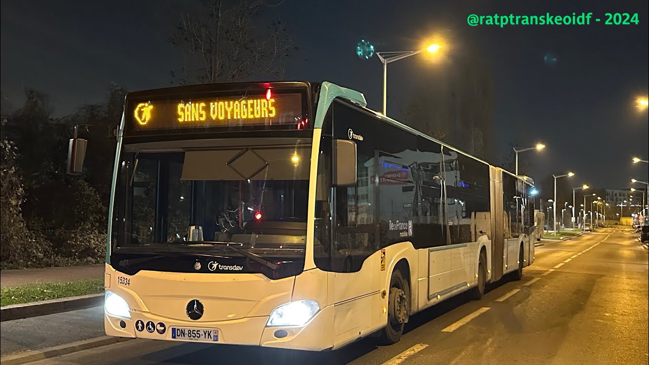 [FULL KICKDOWN 😈😈] Transdev IDF Nanterre - Retour Dépôt - Mercedes-Benz Citaro GC2 €6 nº15334