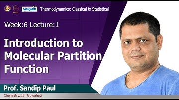 Lec 16: Introduction to molecular partition function