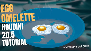 Egg Crack Simulation Tutorial | Houdini 20.5| Mpm Solver + Cops|Free Project file