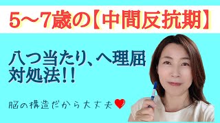 「5～7歳の中間反抗期対処法」子育てに悩むお母さまへ、全国の不登校のお子様や子育てが辛くて悩まれているお母さんのサポートを脳科学の観点から行っています。子育ての解決法は言葉だけではNGです。