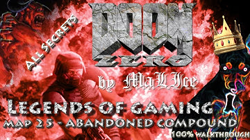 Doom Zero MAP25: Abandoned Compound - 100% Walkthrough