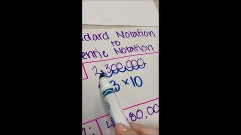 8.2C Standard Notation to Scientific Notation