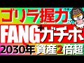 【FANG+】🔰2030年に資産2倍超‼️ゴリラ握力でFANG+ガチホです💪 #投資信託 #fire #fang #米国株