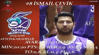 İsmail Çevik 2015-2016 Afyonkarahisar Belediyespor Tbl