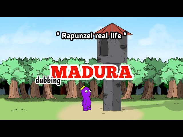 Rapunzel real life  -  animasi dubbing Madura || ep animation class=