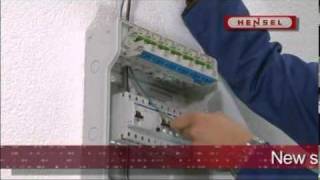 KV Small-type distribution boards from Hensel
