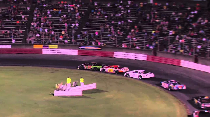 Bowman Gray Stadium - Racer Dragged by Car