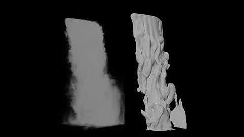 Blender volume to mesh modifier test