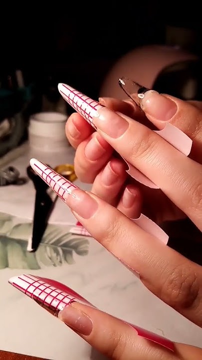 Быстрое наращивание | Прозрачные ногти #nailartist #nailart #nails # ...