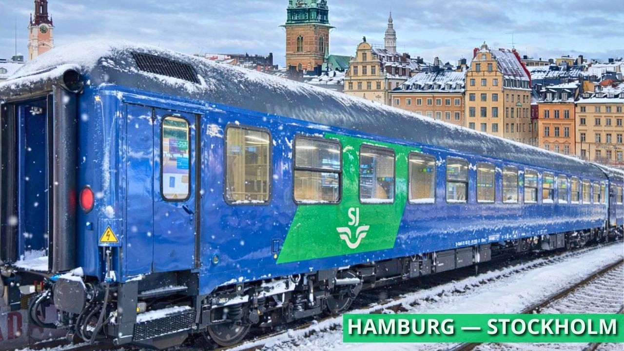 15 часов в знаменитом шведском спальном поезде | Гамбург — Стокгольм