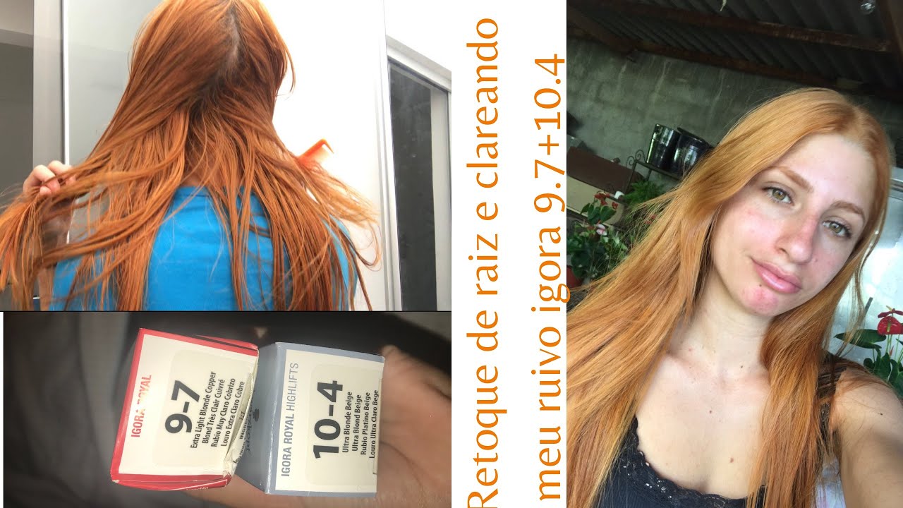 DESBOTAMENTO IGORA 9.7 + 9.1 - RUIVO STRAWBERRY BLONDE 