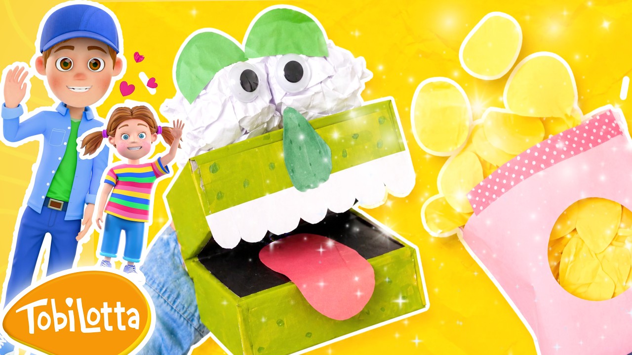 DIY Handpuppe CHIPS Basteln Recycling Bastelideen Basteln mit Kindern Kinder bastelprojekte kanal