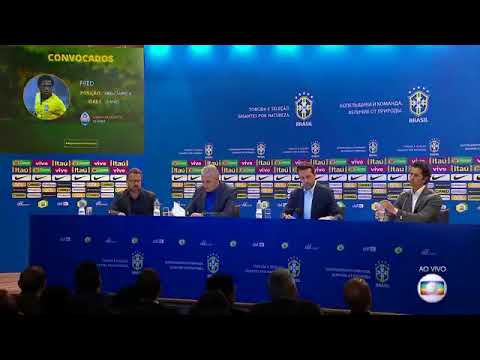 Tite divulga relação de 23 convocados para a Copa do Mundo da Rússia - YouTube