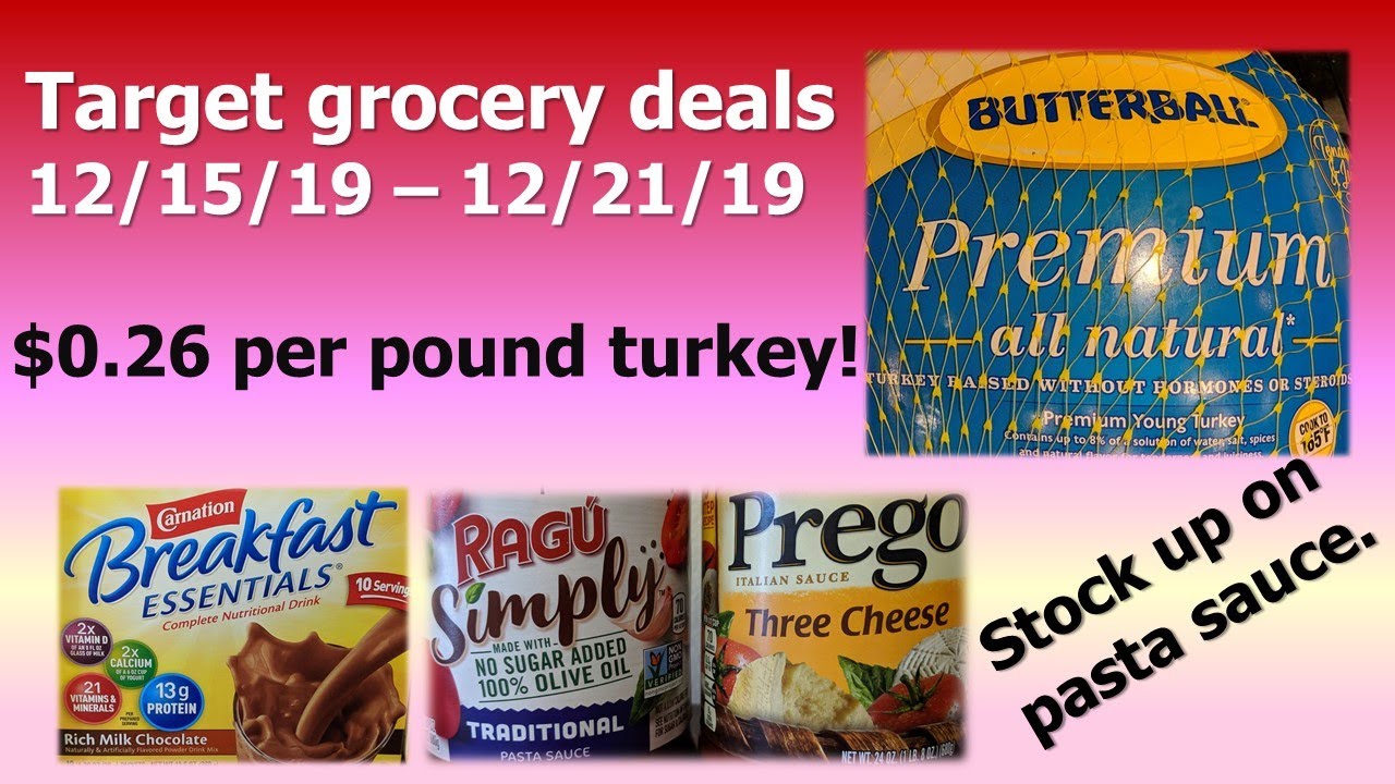 TARGET GROCERY DEALS week of DECEMBER 15th 2019 MOSTLY DIGITAL deals