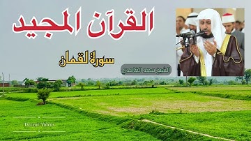 ‏سورة لقمان۔ الشيخ ‏سعد الغامدي￼surah Luqman Sheikh Saad AlGamdi. #اكسبلور #المصحف #islamicprayer 