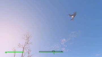 Fallout 4 - Power Armor Airdrop no open/close animation