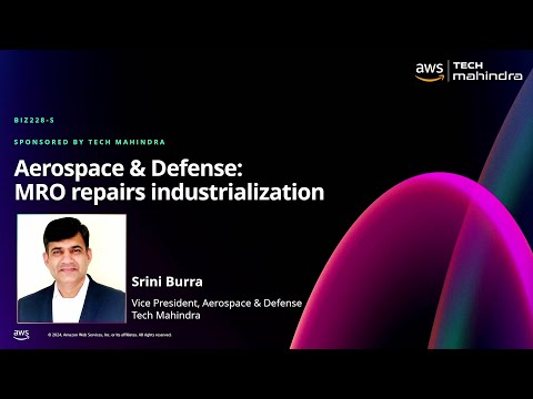 AWS re:Invent 2024 - Aerospace and defense: MRO repairs and inspection industrialization (BIZ228) Episode cover