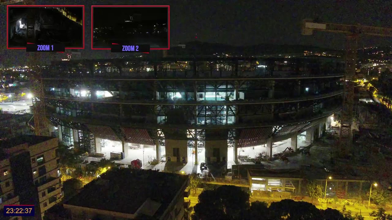 Emissió en directe 4K! 20/06/26 de Las Obras del Camp Nou!