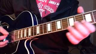 Meth lab zoso sticker DGDGBd Guitar intro tutorial