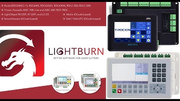 LightBurn лучшая программа для управления лазерными станками! Ruida AWC GRBL
