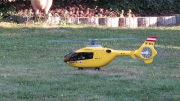 T-Rex 450 im Align EC 135 Rumpf - Kurzer Testflug