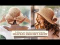  chapeau ascot au crochet  juste sublime  special debutantes  tuto crochet mamiecrochet